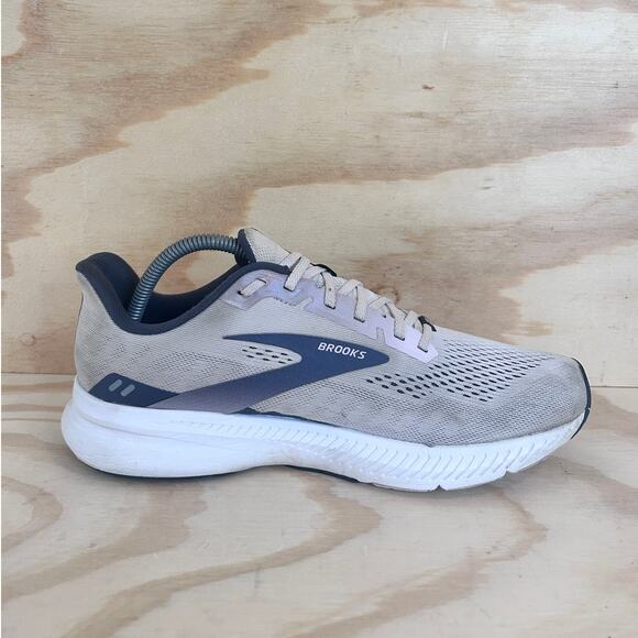 Brooks - Launch 8 - Running Shoes - Gray/Pink - Women's - 11(B) - 1203451B653 - Picture 5 of 9